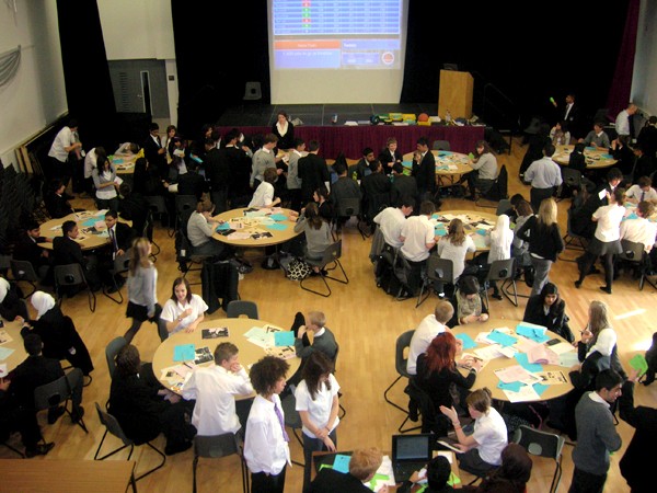 A live stock market in your school!